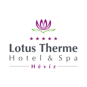 Lotus Therme Hotel & Spa logó – exkluzív ötcsillagos wellness-szálloda Hévízen.