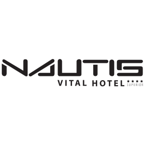 Vital Hotel Nautis logó – tóparti wellness- és konferenciaszálloda a Velencei‑tó partján, Gárdonyban.