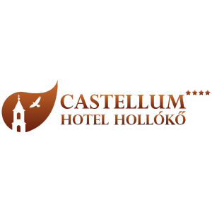 Castellum Hotel Hollókő logó – modern négycsillagos wellness-szálloda a történelmi, világörökségi többi településén, Hollókőn.